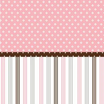 Seamless pink pattern, wallpaper Stock Illustration