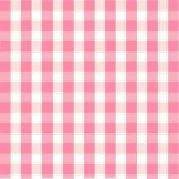 Seamless pink plaid pattern Stock Illustration