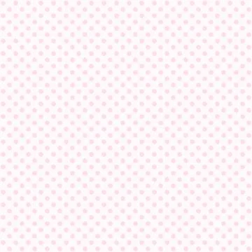 Seamless pink polka dot pattern background. Pasrel dotted template. EPS 10 Stock Illustration