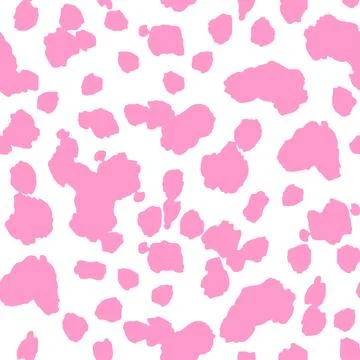 Seamless Pink polka dot pattern. Playful and versatile vector Background of s Stock Illustration