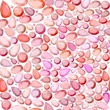 Seamless pink red blinking glitter background Stock Illustration