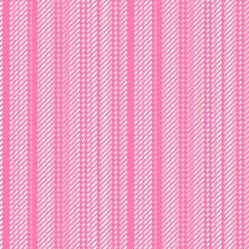 Seamless pink stripe pattern vector background. Modern textile design with ve Stock Illustration
