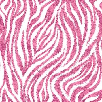 Seamless pink zebra skin pattern. Glamorous zebra skin print Illustrazione stock
