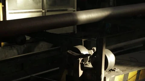 Seamless Pipe Manufacturing Stock Footage 62844898