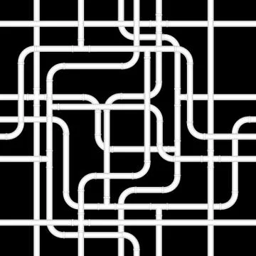 Seamless pipes Stock Illustration