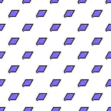 Seamless pixel art speech bubbles pattern repeating 스톡 일러스트