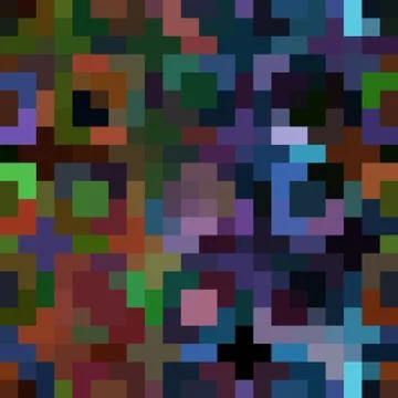 Seamless Pixel Pattern 스톡 일러스트