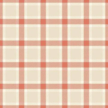 Seamless pixel plaid pattern. A warm, woven aesthetic. Perfect for vintage de 스톡 일러스트