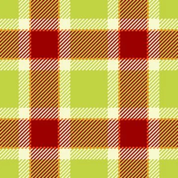 A seamless plaid background with bold red and lime green stripes. This clas.. Stock Illustration