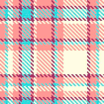 Seamless plaid fabric pattern background Illustrazione stock