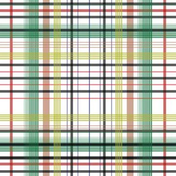Seamless plaid line pattern design Stock Illustration