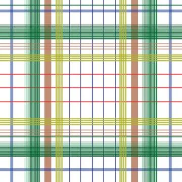 Seamless plaid line pattern design Stock Illustration