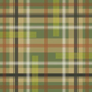 Seamless plaid line pattern mix Stock Illustration