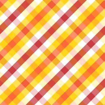 Seamless Plaid Pattern in Bright Autumn Colors Stock Illustration