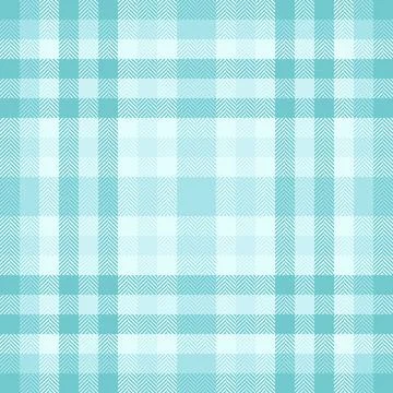 Seamless plaid pattern in calming turquoise hues. Modern, versatile design id Stock Illustration