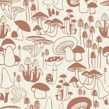 Seamless plaid pattern with Color of the year Mocha Mousse background Stock Illustration