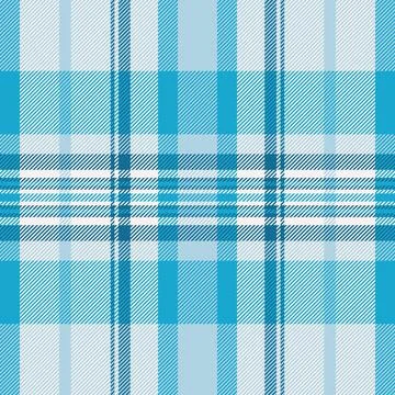 Seamless plaid pattern in cool blue tones. A classic textile design, ideal fo 스톡 일러스트