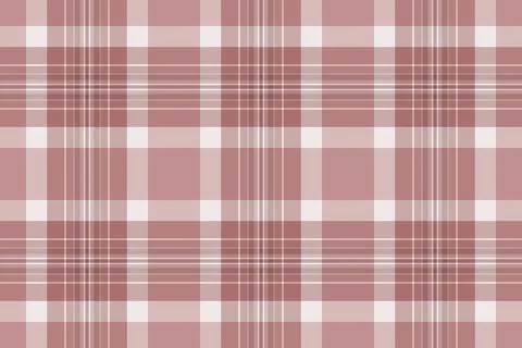 Seamless plaid pattern in dusty rose and white. A versatile background for te Stock Illustration