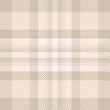 Seamless plaid pattern. Elegant pastel tones create a classic, timeless textu 库存插图