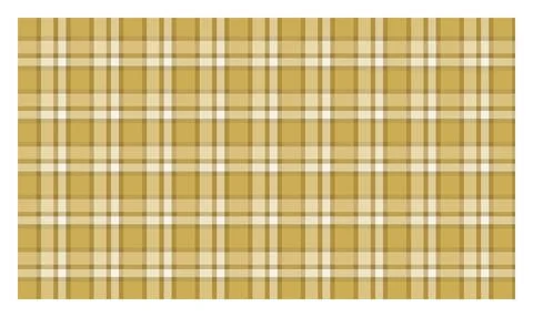 Seamless plaid pattern on fabric texture with light brown and gold geometri.. Stock Illustration
