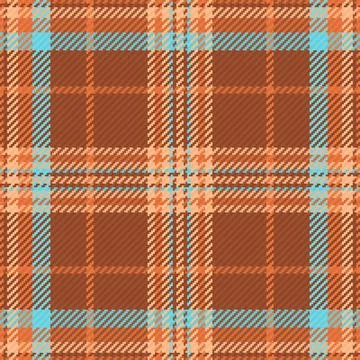 This seamless plaid pattern features a classic woven texture in warm autumn s Stock-Illustration