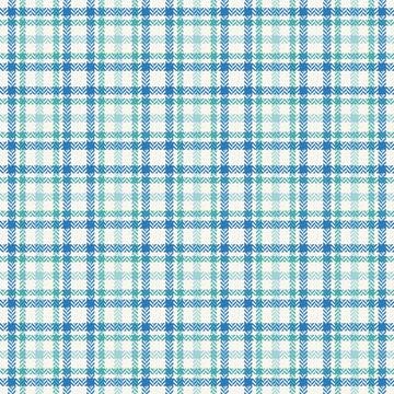 This seamless plaid pattern features a refreshing blue and teal herringbone.. Illustrazione stock