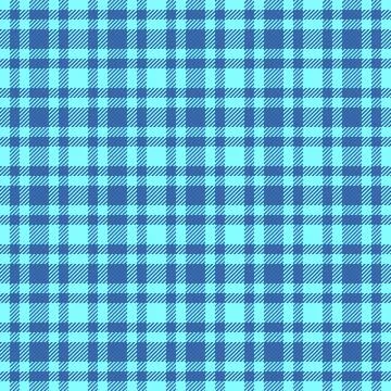 This seamless plaid pattern features a refreshing blue and cyan tartan check  Stock Illustration