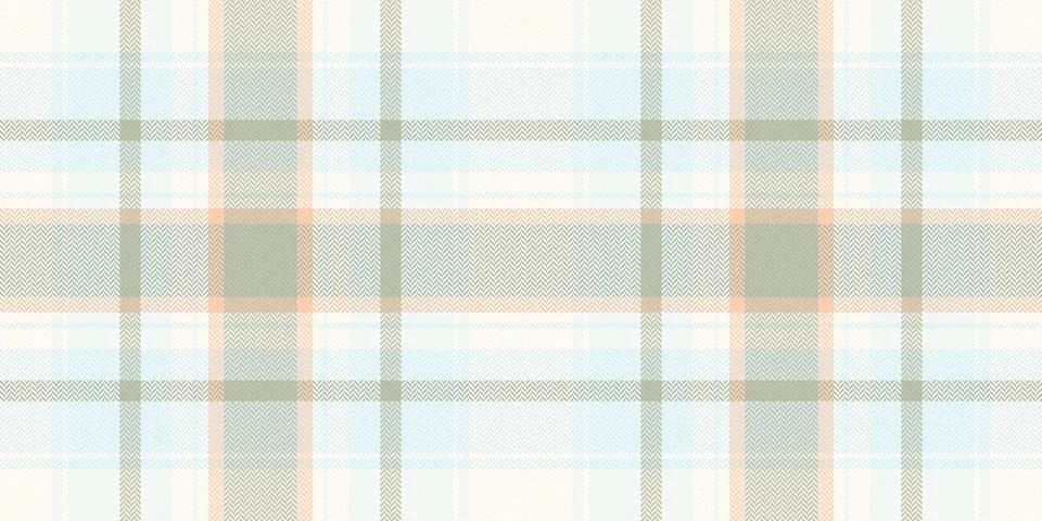 This seamless plaid pattern features a soft pastel herringbone texture. Elega Stock Illustration