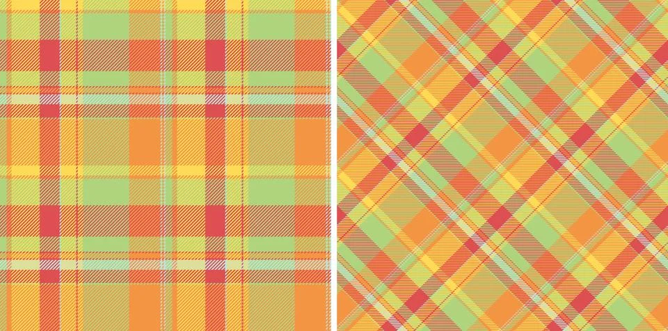 Seamless plaid pattern featuring harmonious warm tones. Ideal for textile des Stock Illustration
