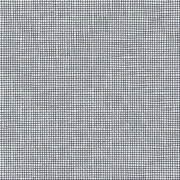 Seamless plaid pattern with hand drawn very small cell Stock Illustration