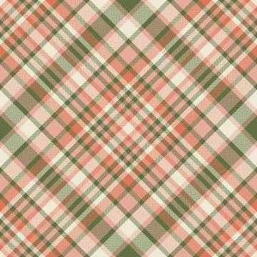 Seamless plaid pattern with a herringbone weave. Ideal for backgrounds, texti Stock Illustration