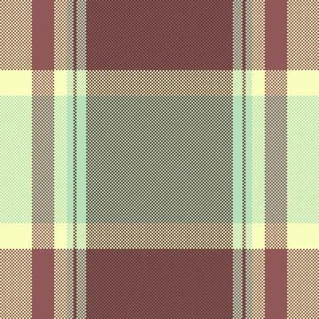 Seamless plaid pattern illustration featuring a sophisticated mix of earthy b Stock Illustration