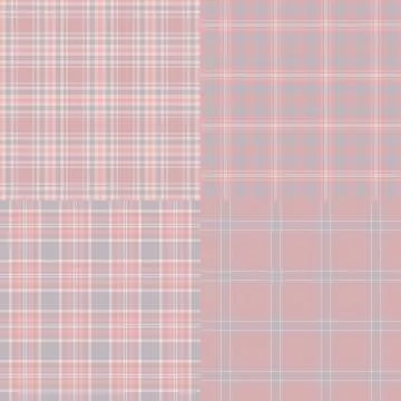 Seamless plaid pattern pack inspired by American traditions and patriotism... Stock Illustration