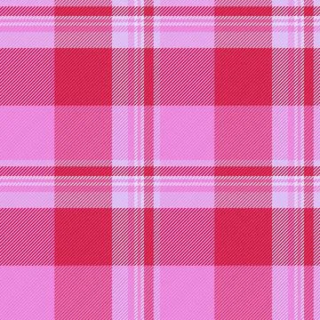 Seamless plaid pattern with pink and red hues. Represents classic style, warm Illustrazione stock