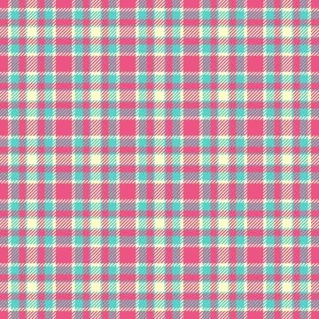 Seamless plaid pattern with a retro vibe, perfect for backgrounds, apparel,.. Stockillustratie