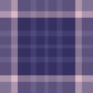 Seamless plaid pattern in soft purple and violet tones. This elegant geometri Stock Illustration