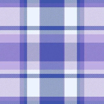 Seamless plaid pattern in soft purple tones. This elegant herringbone texture Stock Illustration