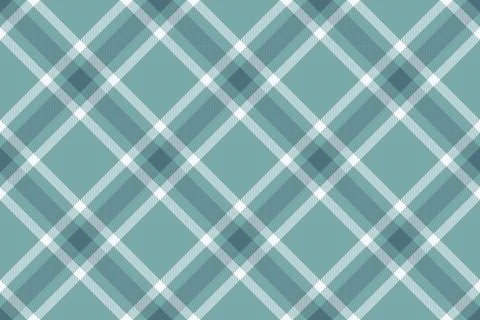 Seamless plaid pattern in teal and white. Classic crisscross design. Use for  스톡 일러스트