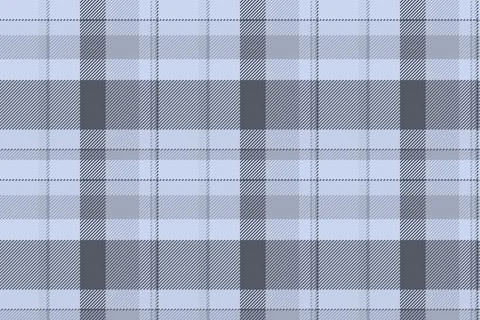 A seamless plaid pattern vector illustration in shades of light blue and grey Stockillustratie