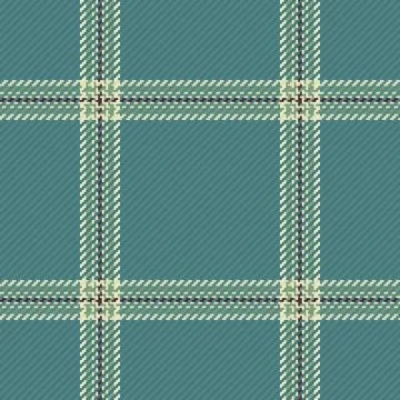 Seamless plaid pattern vector illustration featuring a sophisticated teal, be Stock Illustration