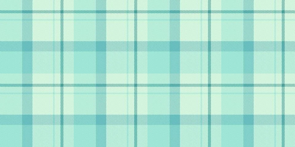 A seamless plaid pattern vector in soft mint and blue tones. This elegant tex Stockillustratie