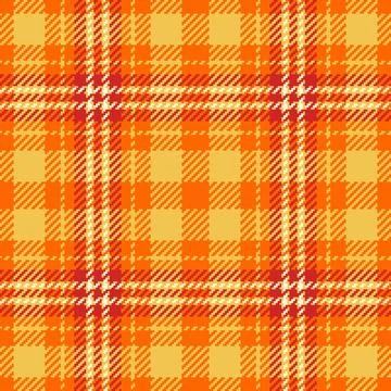 Seamless plaid pattern. Warm autumnal colors evoke rustic charm and cozy text 库存插图