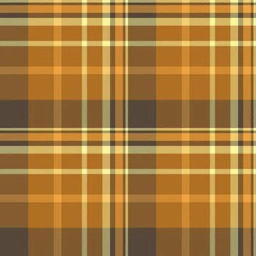 Seamless plaid pattern with warm earth tones. Classic design perfect for back Stock Illustration