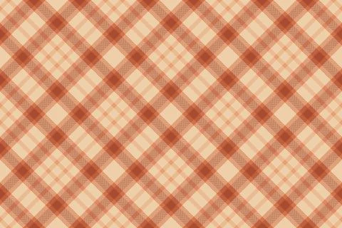 Seamless plaid pattern in warm, earthy tones. Evokes rustic charm and cozy co Stock Illustration