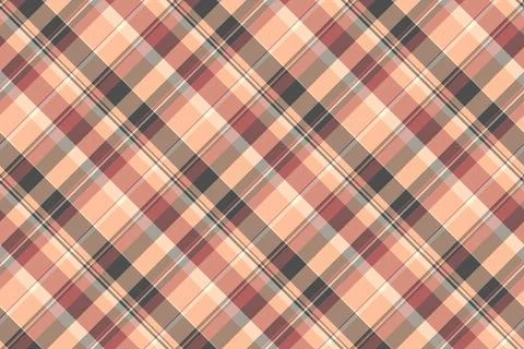 Seamless plaid pattern with warm hues. Ideal for fashion, textiles, backgroun Stock Illustration