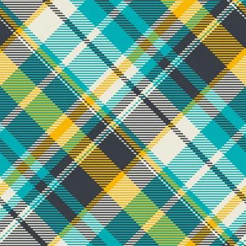 Seamless plaid textile with balanced checks and a woven fabric texture. Tea.. Stock Illustration