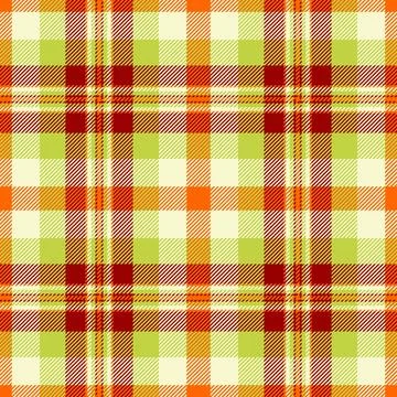 Seamless plaid textile with balanced checks and a woven fabric texture. Balan Illustrazione stock