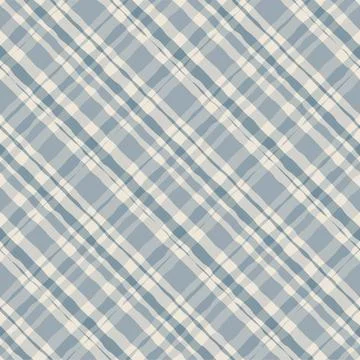 Seamless plaid watercolor pattern gingham pastel Illustrazione stock
