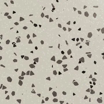 Seamless Plastic Terrazzo Pattern Background Stock Illustration