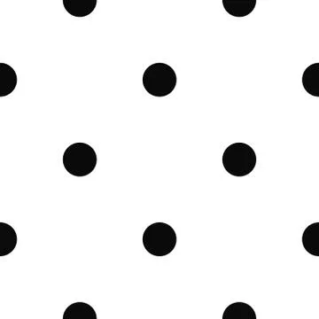 Seamless Polka dot background Stock Illustration